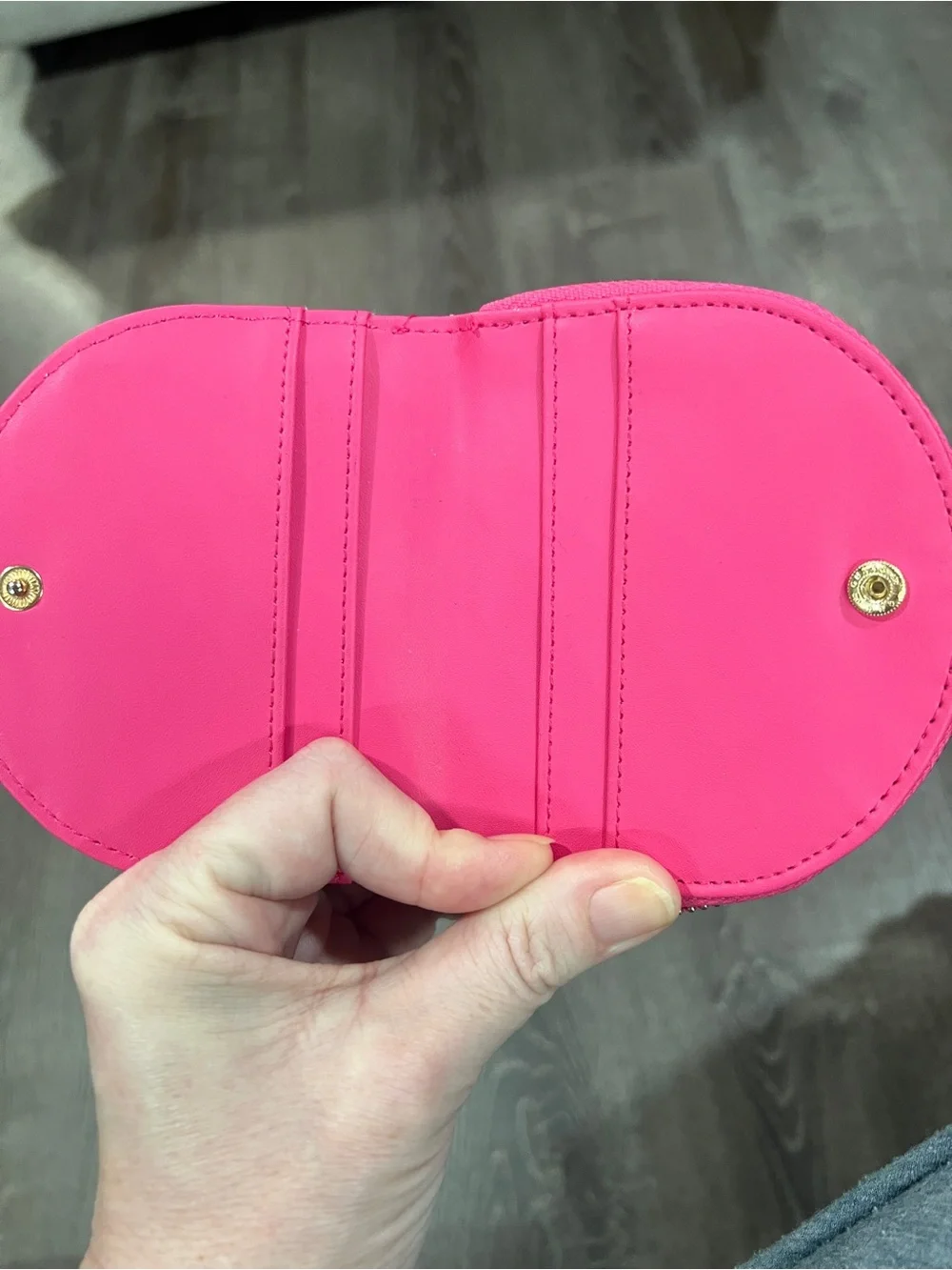 bright pink Nanette Lepore wallet